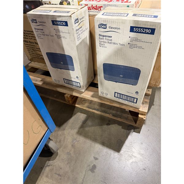 TORK bathroom tissue dispensers