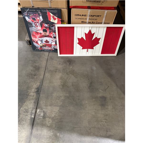 Canada wall decor, and Vancouver Olympic champion, Sidney Crosby  wall hanging