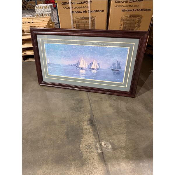Sailboat artwork 44" x 25"