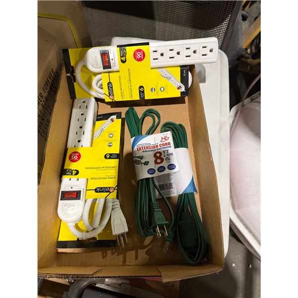 2 power bars 2 extension cords