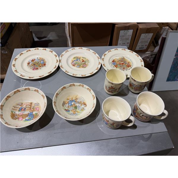 Royal DOULTON  Bunnykins dishware and mugs
