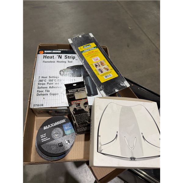 Heating strip heating tool, drywall, sunscreens, protective, lens combination, water, stone, and cut