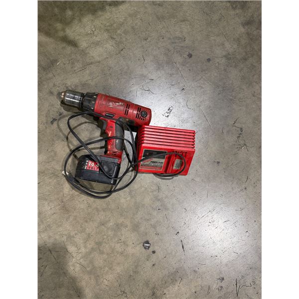 Milwaukee drill and charger with battery untested