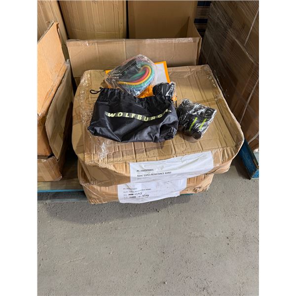Two boxes of resistance bands