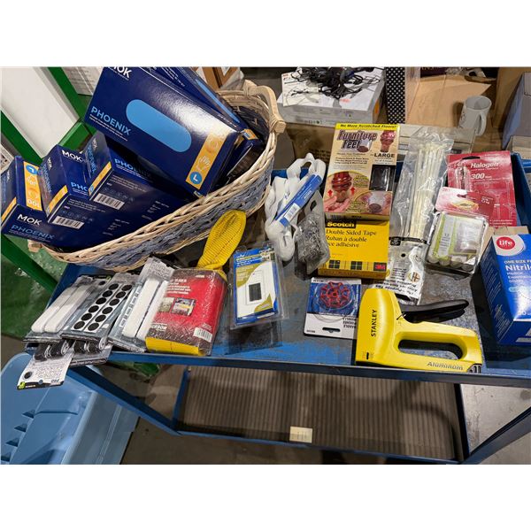 Disposable gloves, fasteners, and other