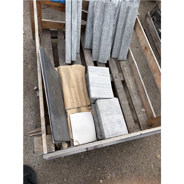 Random Granite slabs
