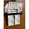 Image 2 : LEGO Star Wars Stormtrooper Minifigure Alarm Clock missing back battery cover