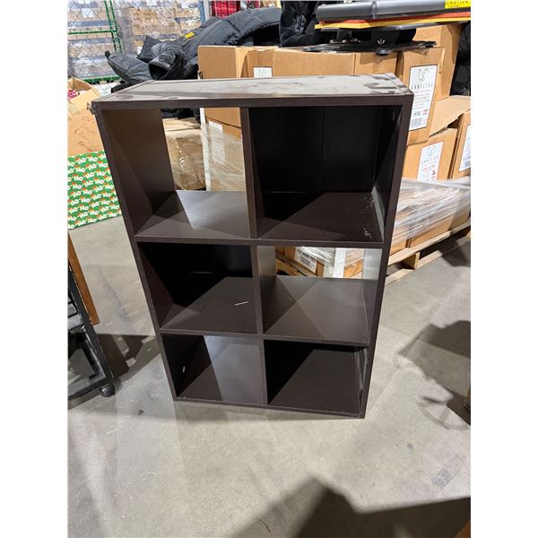 Cubbed shelf 24" x 11 1/2" x 35 1/2" tall