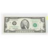 Image 1 : UNCIRCULATED 1995 AMERICAN $2 BILL
