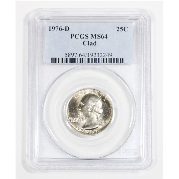 1967-D AMERICAN MINT 25 CENT PCGS MS64 CLAD