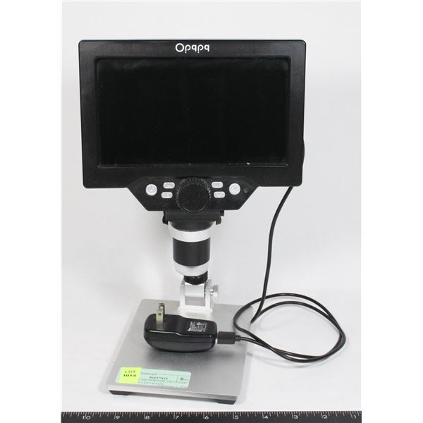 DIGITAL MICROSCOPE ON STAND, BUILT IN LED LIGHTS