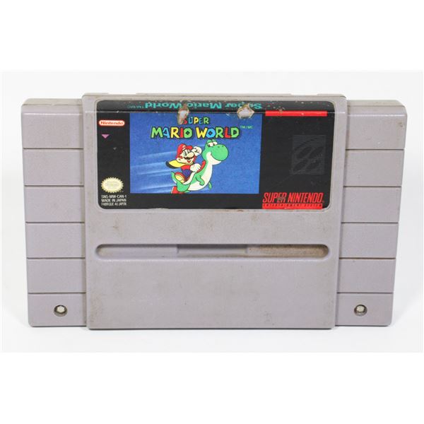SUPER MARIO WORLD SUPER NINTENDO