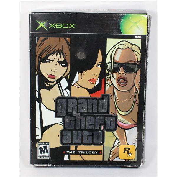 GRAND THEFT AUTO TRILOGY XBOX. MISSING SAN