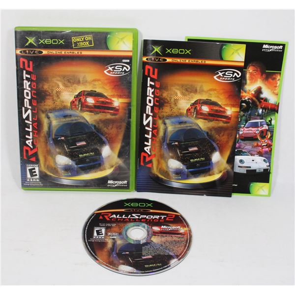 XBOX RALLY SPORT CHALLENGE 2 - BOOK INCL.