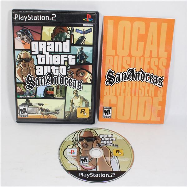 GTA SAN ANDREAS PS2