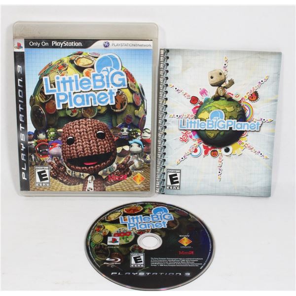 PS3 LITTLE BIG PLANET GAME