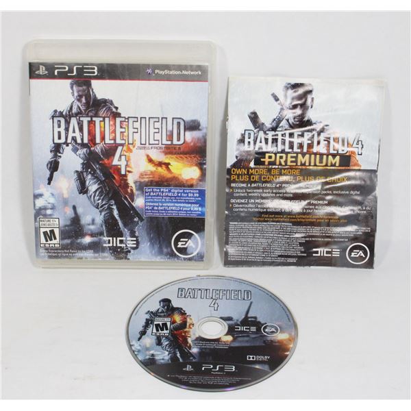 PS3 BATTLEFIELD 4 GAME