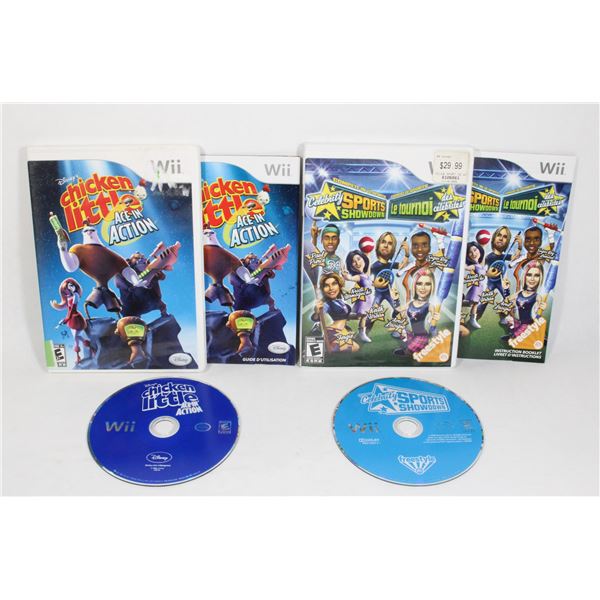 NINTENDO WII CHICKEN LITTLE CELEBRITY SHOWDOWN TES