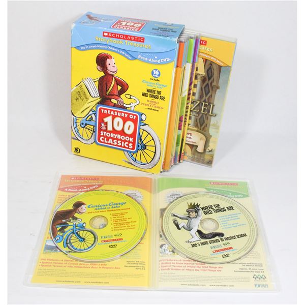 16 DVD SET TREASURY OF 100 STORYBOOK CLASSICS