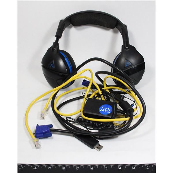 TURTLE BEACH HEADSET WITH OTHER ELECTRONICS