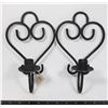 Image 1 : PAIR OF WALL MOUNT CANDLE HOLDERS