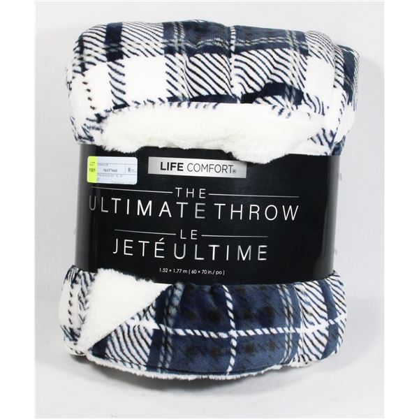 NEW IN PACKAGE 60" X 70" BLANKET