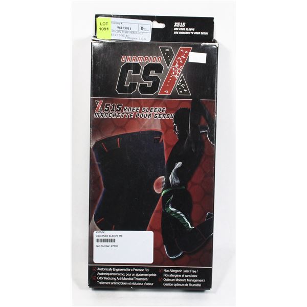CHAMPION CSX PERFORMANCE KNEE SLEEVE SIZE M