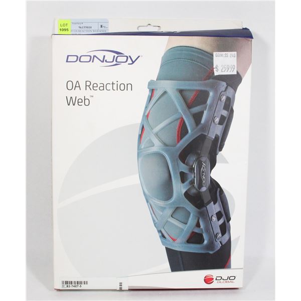DONJOY OA REACTION WEB KNEE BRACE SIZE XL