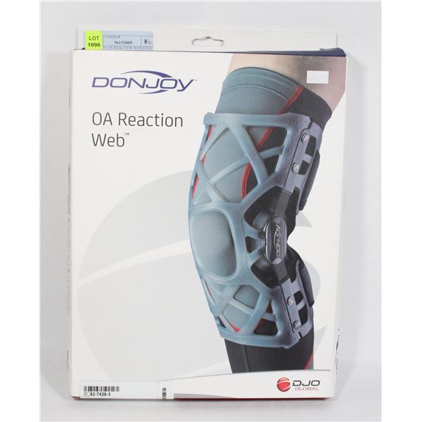 DONJOY OA REACTION WEB KNEE BRACE SIZE M
