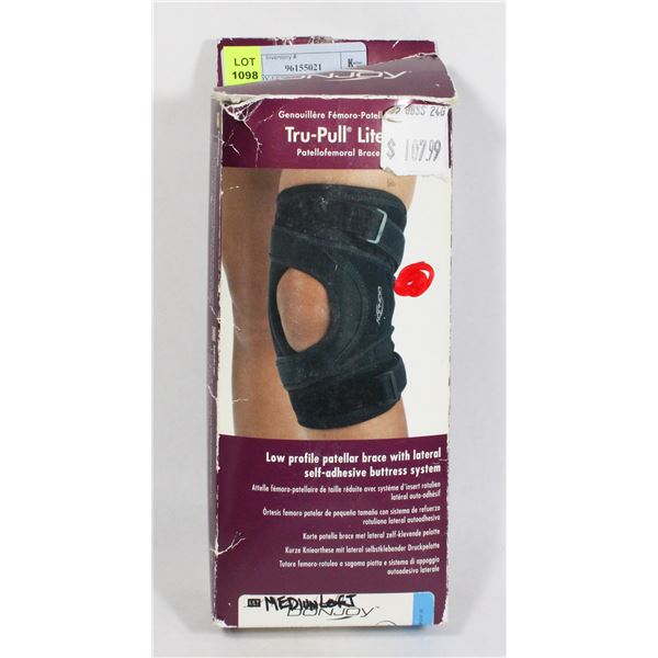 DONJOY LEFT LOW PROFILE PATELAR BRACE SIZE M