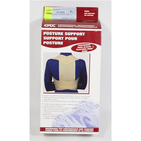 OTC POSTURE SUPPORT SIZE LG