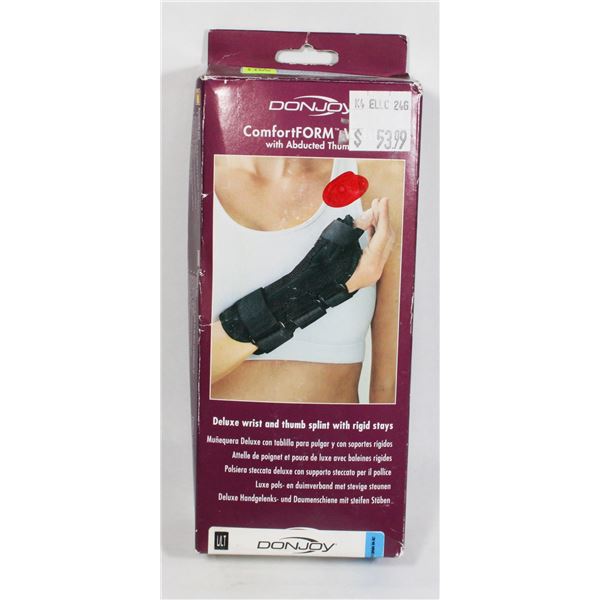 DONJOY COMFORT FOAM DELUXE WRIST AND THUMB SPLINT