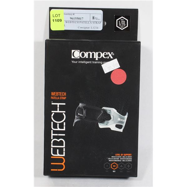 COMPEX WEBTECH PATELLA STRAP SIZE L-XL