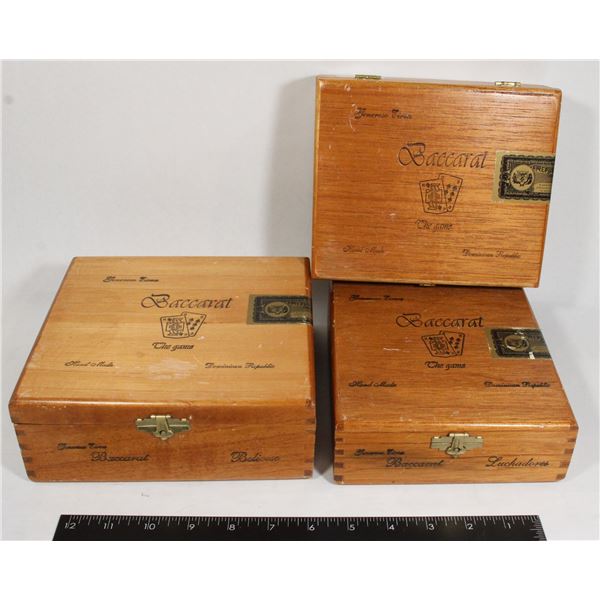 LOT OF CIGAR BOXES