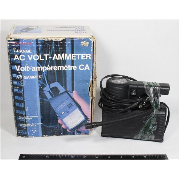 VOLTAGE TESTER AND ROAD SIDE TIRE INFLATOR
