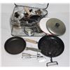 Image 1 : BIG LOT OF KITCHENWARE POTS, PANS AND MORE