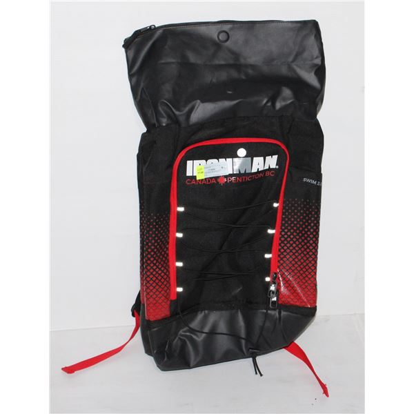 BLACK AND RED IRONMAN BACKPACK