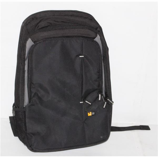 CASE LOGIC BLACK BACKPACK