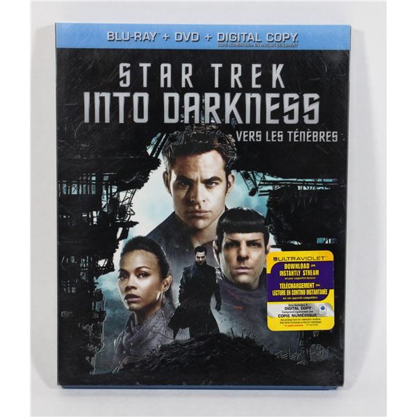 STAR TREK INTO DARKNESS BLU RAY LIKE NEW