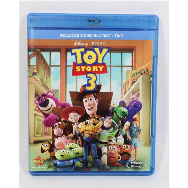 TOY STORY 3 BLU RAY DISNEY PIXAR 2 DISC SET VG