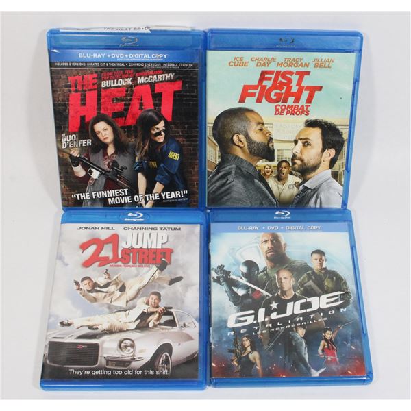 4 BLU RAY COMEDY CLEAN QUALITY GI JOE FIST FIGHT