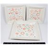 Image 1 : LOT OF 3 SIGNED CERAMIC HAND PAINTED PLATES