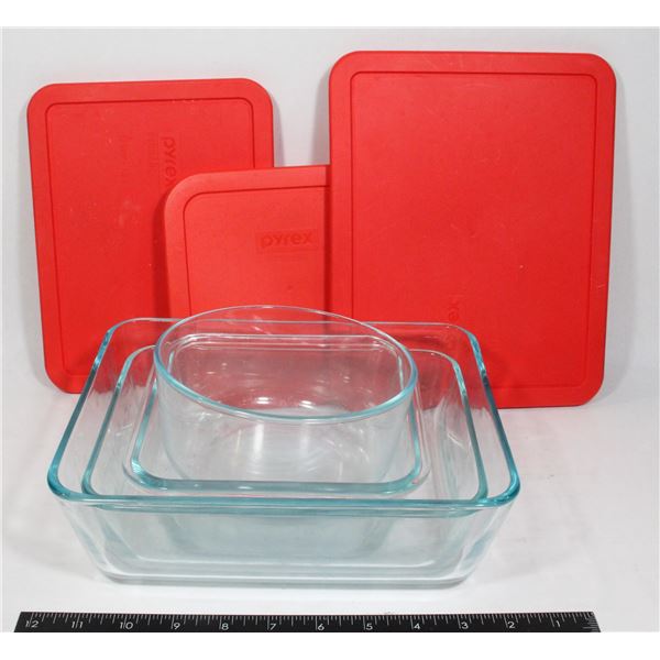 PYREX SET ONE MISSING LID