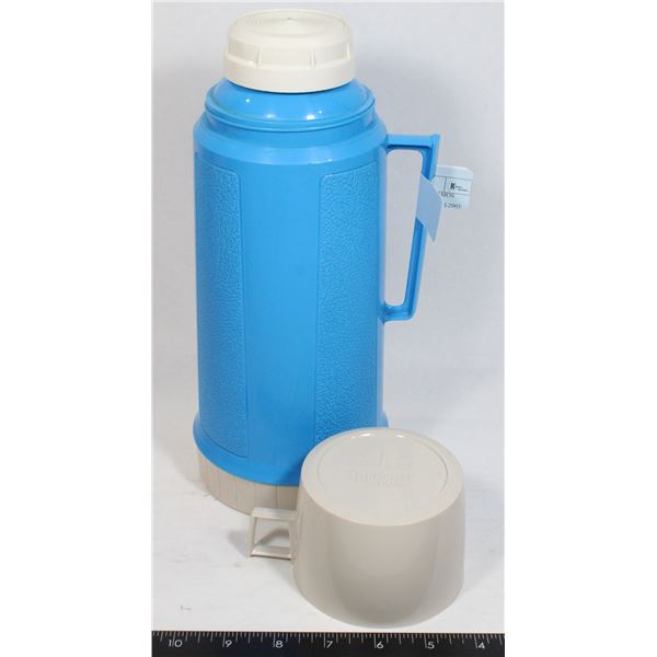 VINTAGE CANADIAN THERMOS BLUE