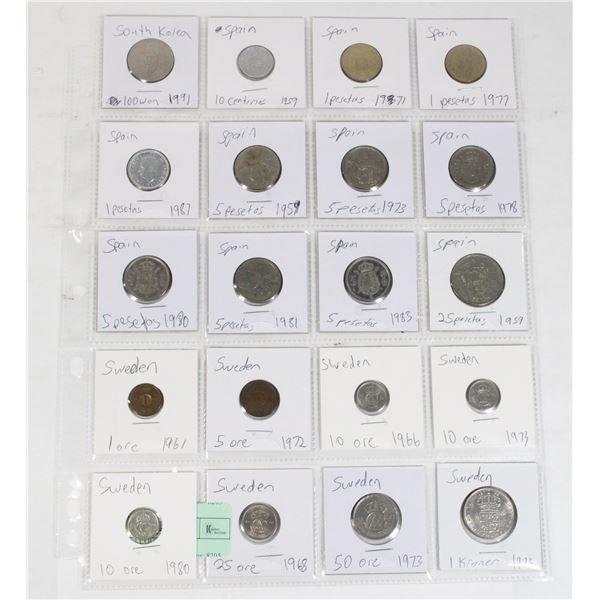20 COINS 3 COUNTRIES