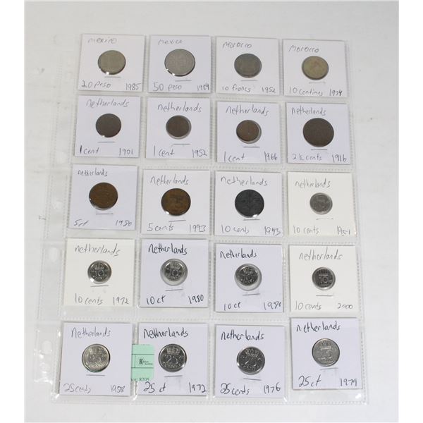 20 COINS 3 COUNTRIES