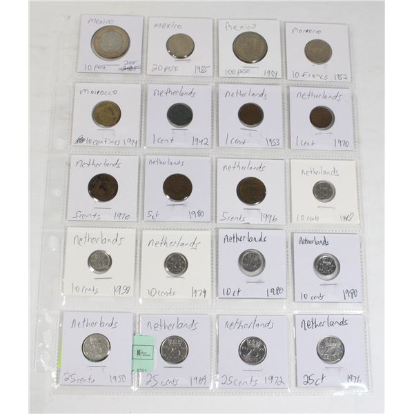 20 COINS 3 COUNTRIES