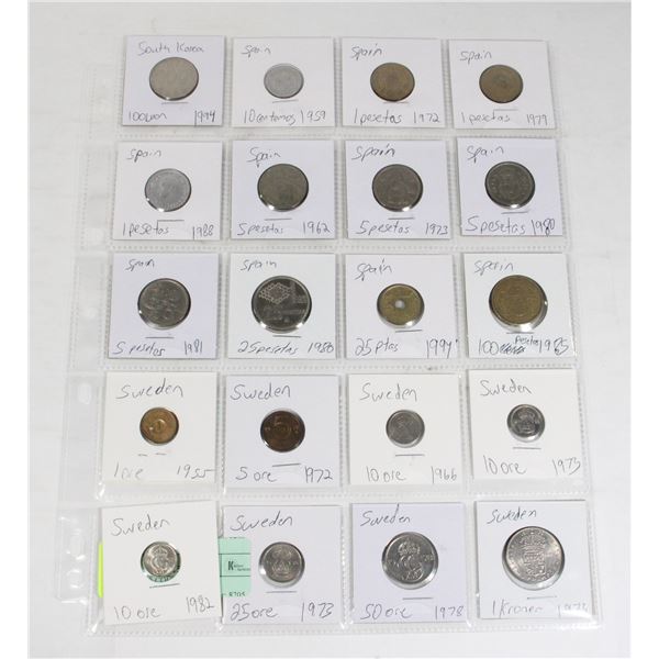 20 COINS 3 COUNTRIES