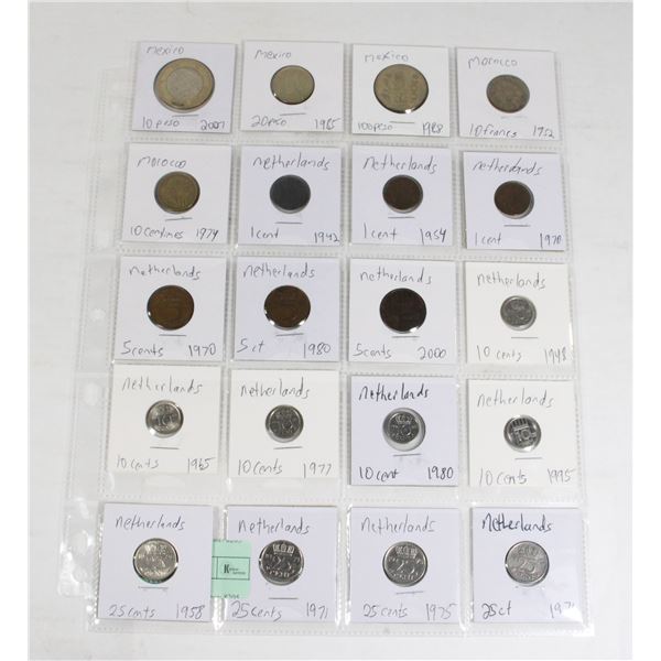 20 COINS 3 COUNTRIES