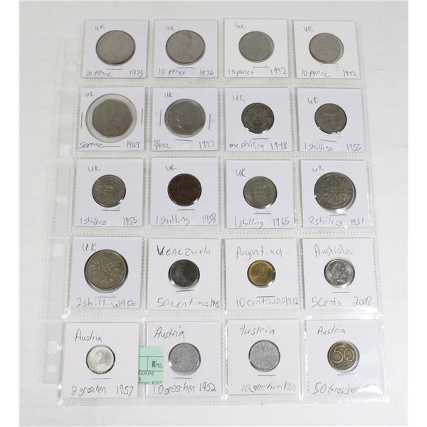 20 COINS 13 UNITED KINGDOM  PAGE 3 OF 3 NO DOUBLES